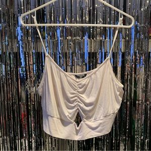 SHEIN White Cami Crop Top Size 4X